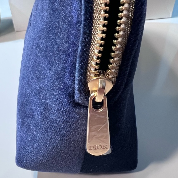 Dior Pouch Navy Velvet NWT - Picture 6 of 6
